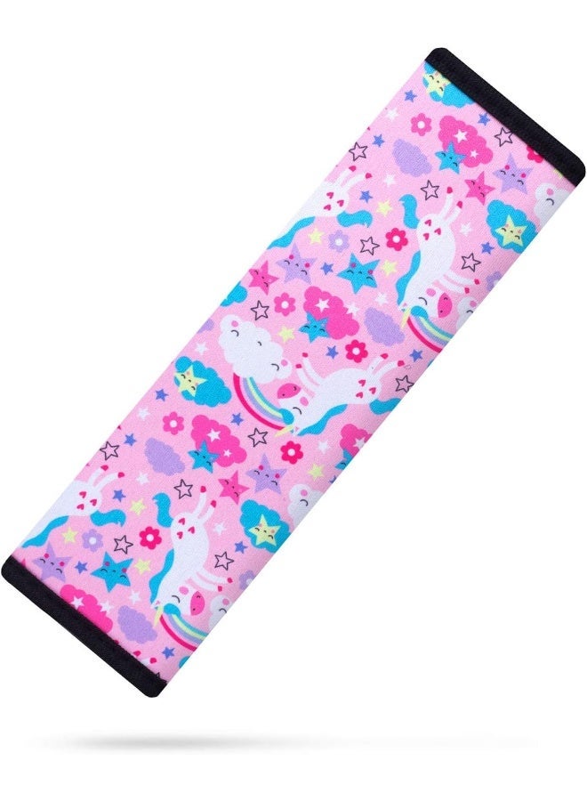 YR Seat Belt Cover for Kids, Soft Comfort Seat Belt Cushion for Children, Cute Cartoon Pattern Car Seat Belt Pads Cover for Girls and Boys - Image 1